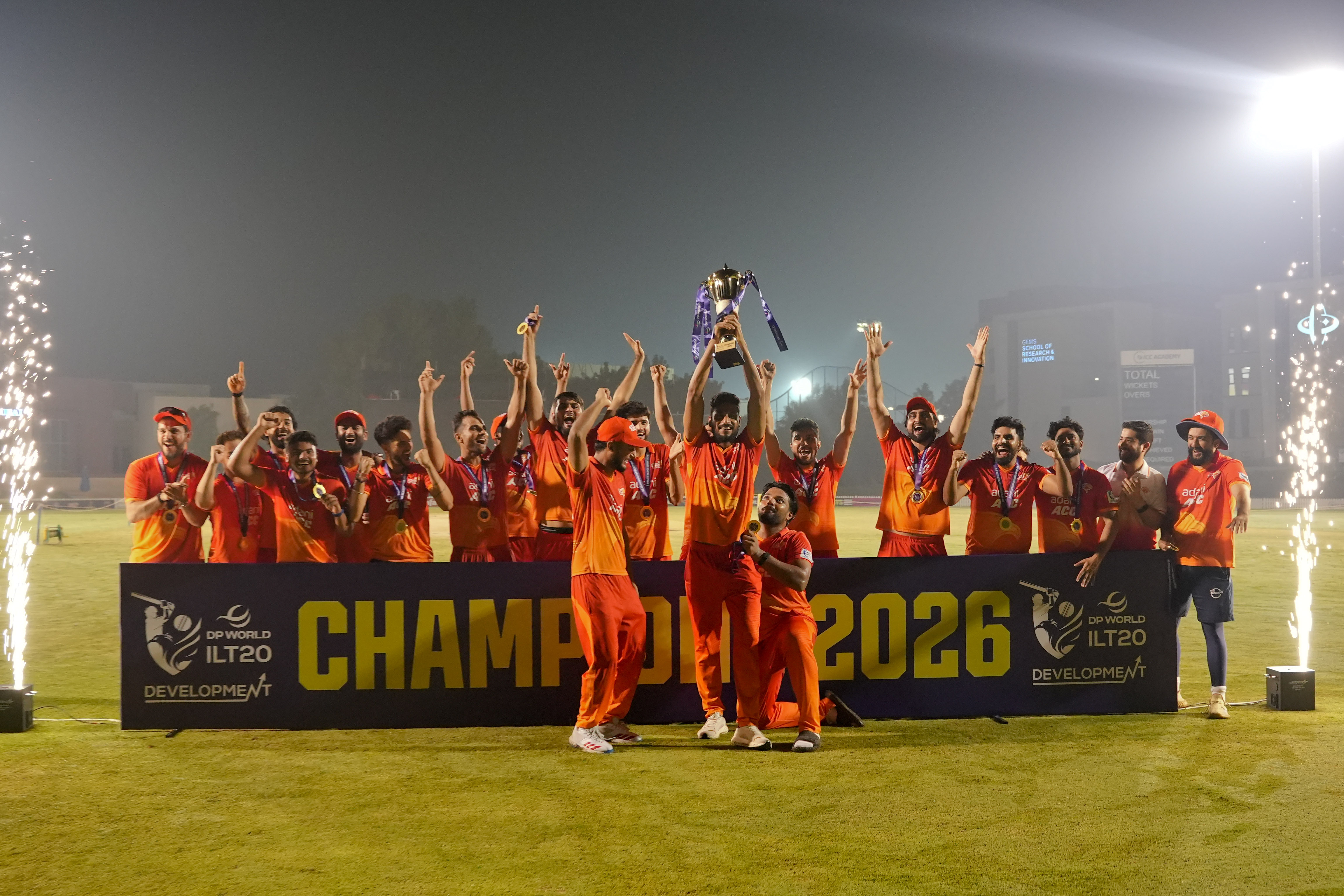 Gulf Giants Development crowned DP World ILT20 Development Tournament champions